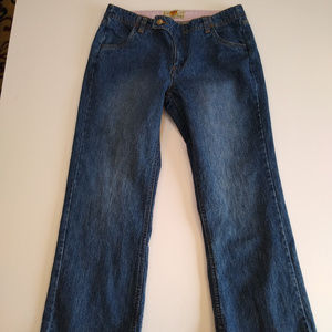Route 66 4 pocket cross over button jeans 15.5"